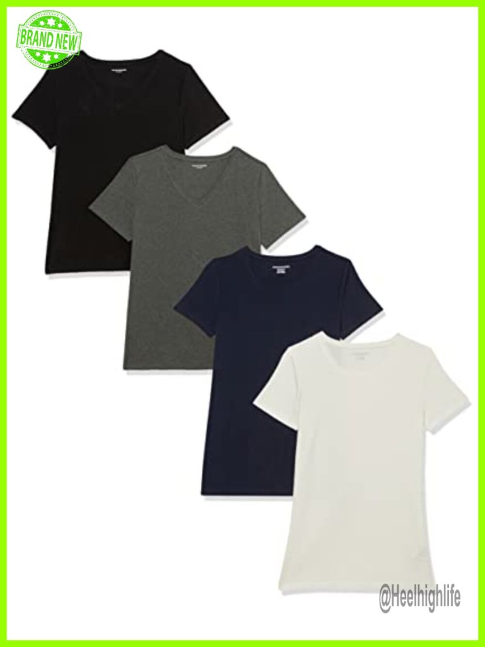 Women's Regular Fit Cotton Modal Crewneck Short Sleeve T-Shirt